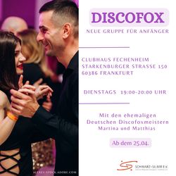 Discofox – neue Gruppe für Anfänger