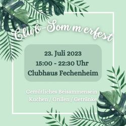 Club-Sommerfest Schwarz-Silber