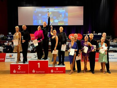 WM und WDSF Saxonian Dance Days Masters III S Latein – Erfolg für Rene und Martina